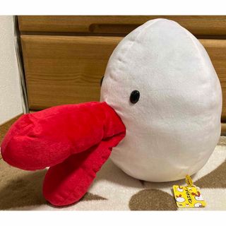 新品未使用品　タグ付き　ハチエモン　BIGぬいぐるみ(キャラクターグッズ)