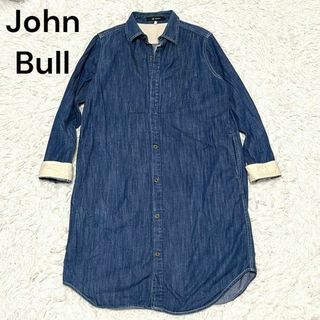 ジョンブル(JOHNBULL)のJohn bull ジョンブル　デニム　ワンピース(ひざ丈ワンピース)