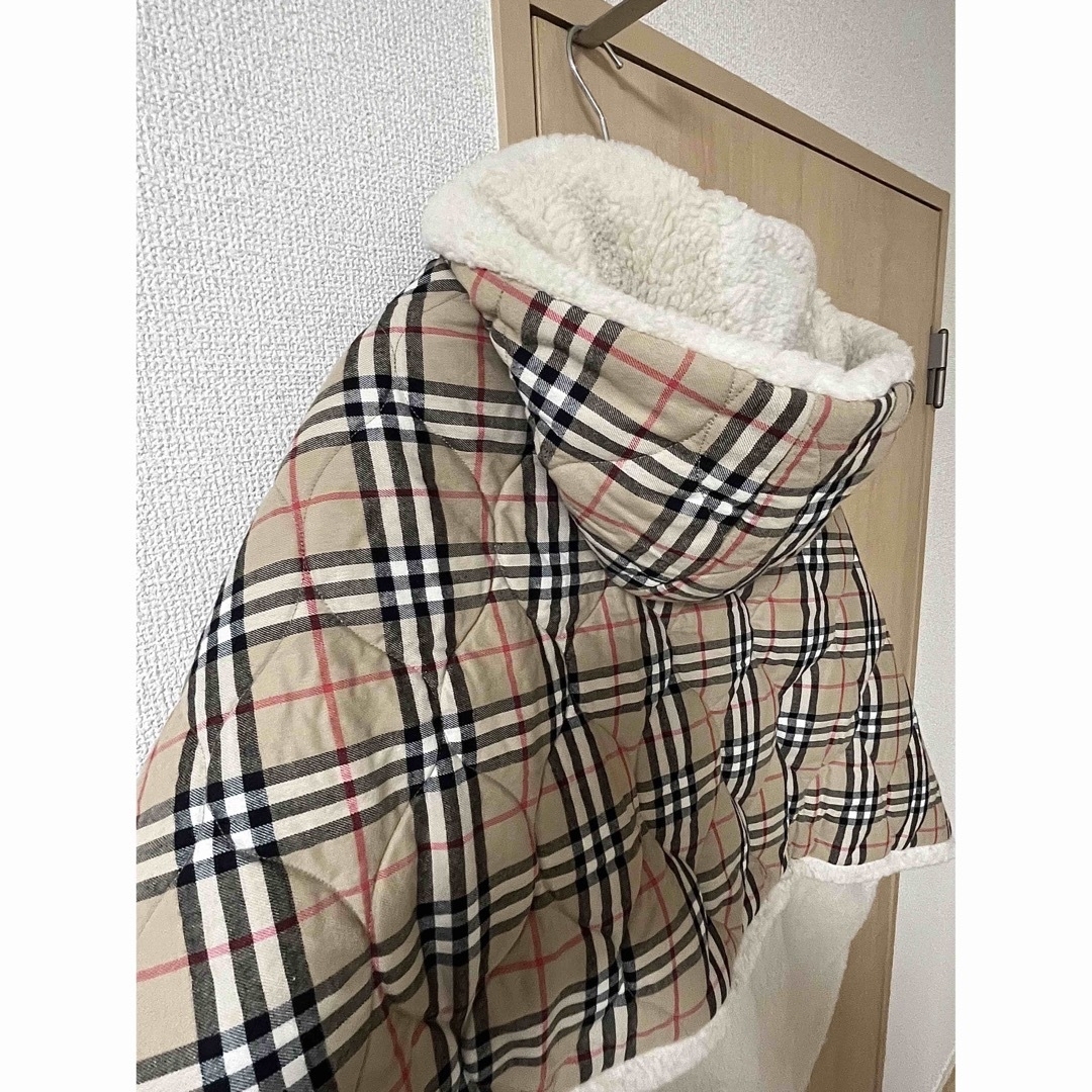 BURBERRY 新品未使用 ウールカシミヤ混毛 ポンチョ ケープ バーバリー