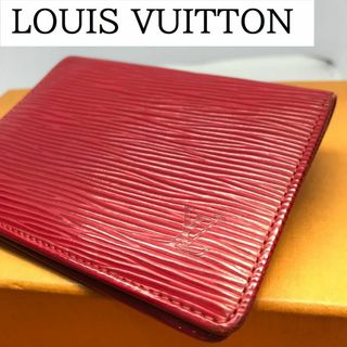 ルイヴィトン(LOUIS VUITTON)の★ルイ ヴィトン★ エピ ポルト2カルトヴェルティカル 定期入れ SP0083(名刺入れ/定期入れ)