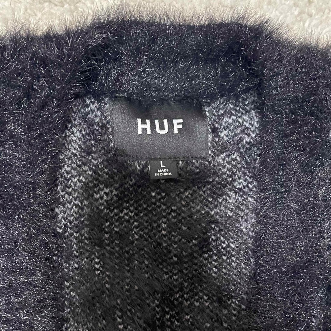 HUF モヘアニット カーディガン Sサイズ-