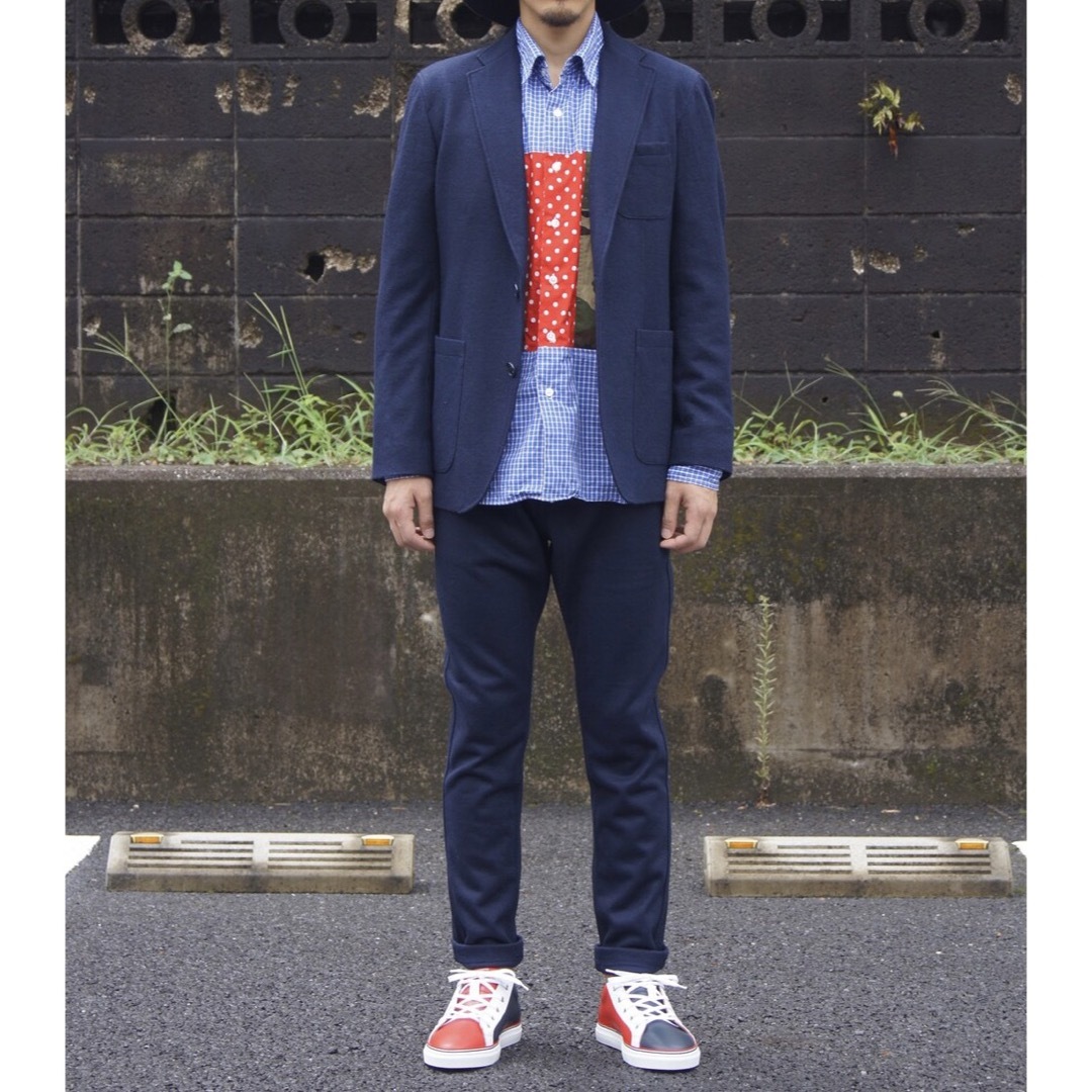 SOPHNET. - SOPHNET. 14AW Sliver Wool Set Up-Navy/Sの通販 by