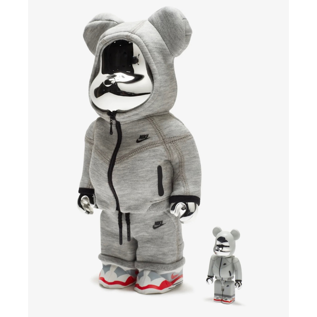 MEDICOM TOY(メディコムトイ)のBE@RBRICK NIKE TECH FLEECE N98 100％&400％ エンタメ/ホビーのフィギュア(その他)の商品写真