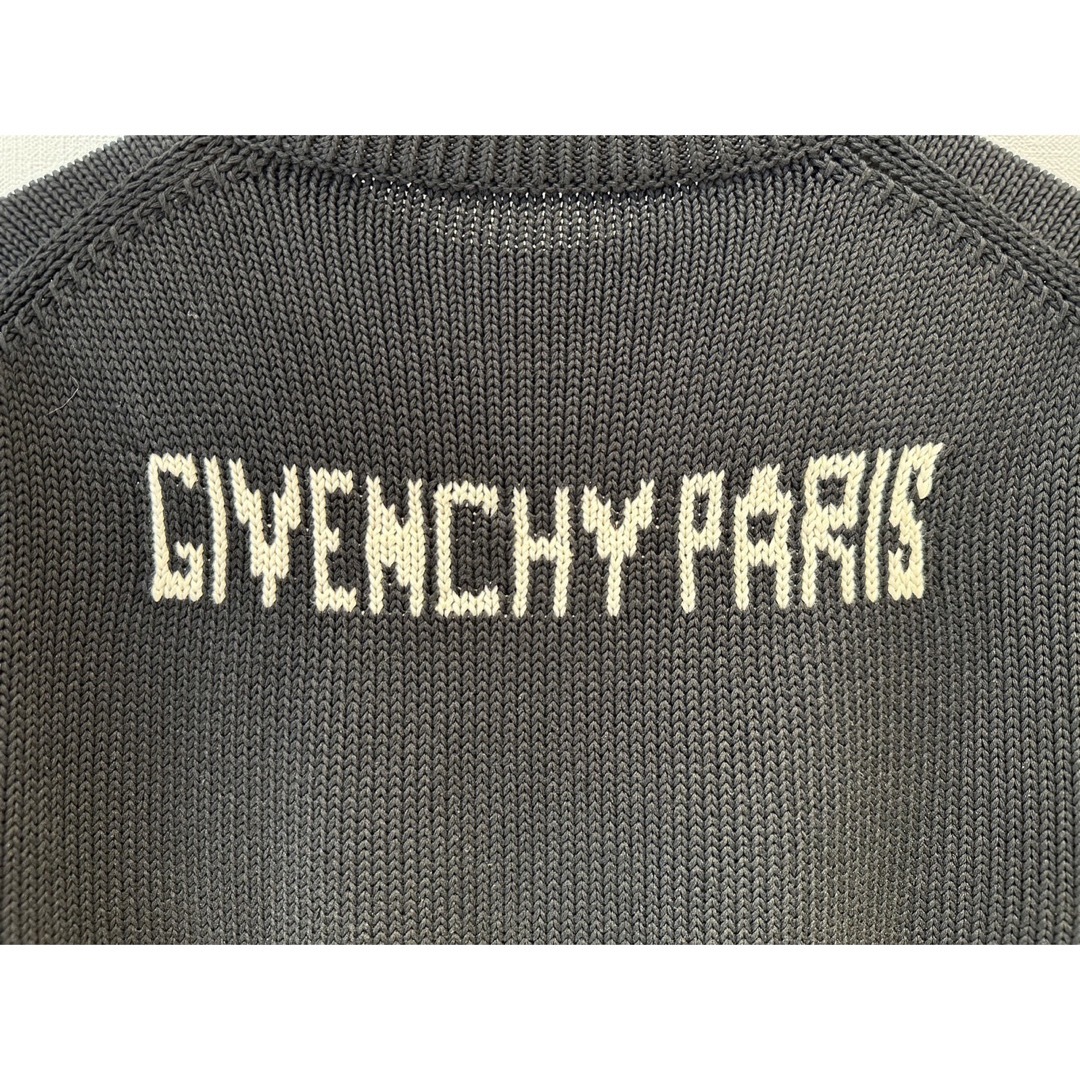 GIVENCHY(ジバンシィ)の美品❗️GIVENCHY Mサイズ ダメージ加工 4Gロゴ ネックニットセーター メンズのトップス(ニット/セーター)の商品写真