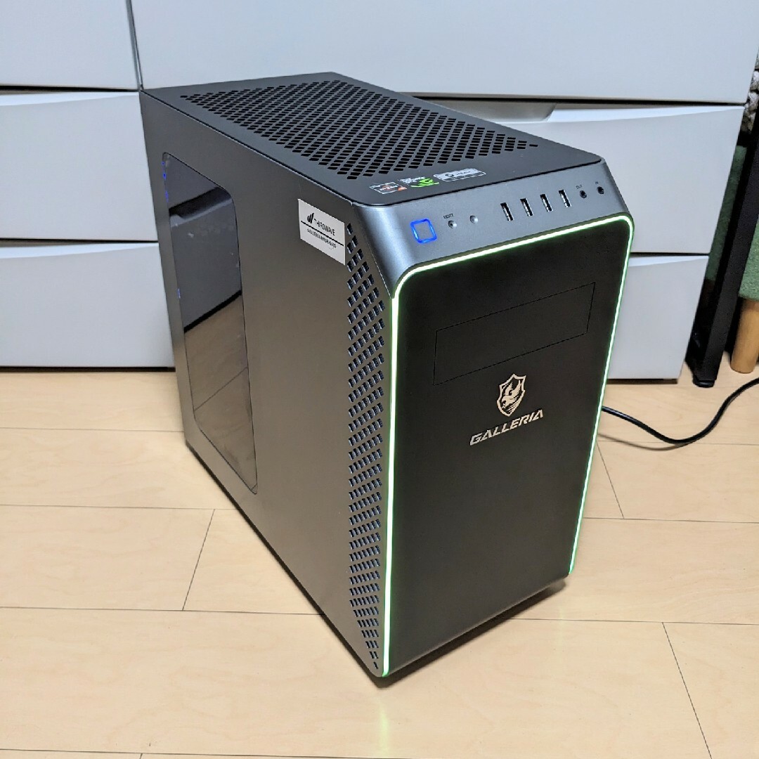 自作ゲーミングPC Ryzen5 5600X/16GB/RTX3060Tiの通販 by しんらーめん ...