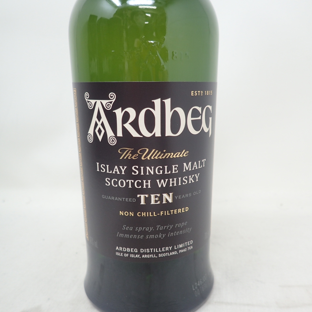 アードベッグ 10年 700ml 46％ ARDBEG 4本セット【7F】 4