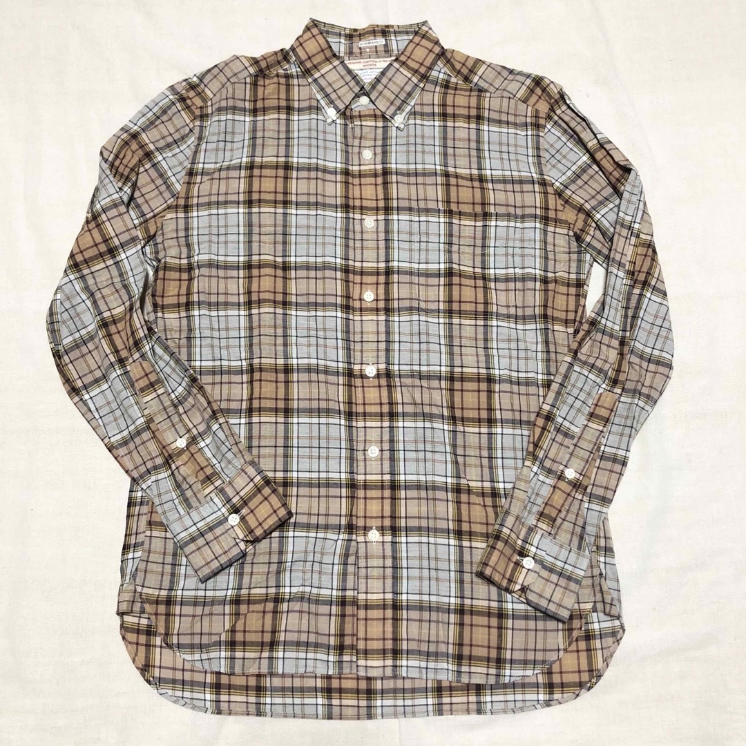 【極美品】ROCOCO ロココ チェックボタンダウンシャツ 日本製 L 羽織