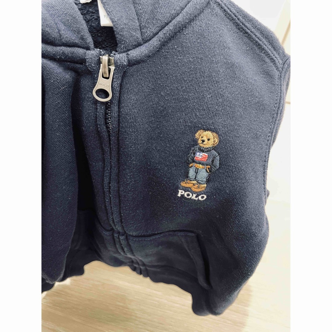 babykidsstyleラルフローレン  ポロベア  パーカー　ネイビー　120 キッズ　子供服