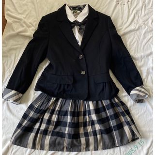 総額10万円　バーバリーロンドン　スカートスーツ　面接　卒服　4点セット　150