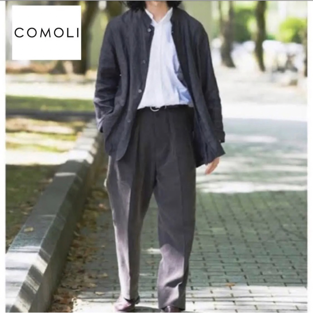 COMOLI   コモリ×S.ピッコロSS別注リネンヘリンボーン