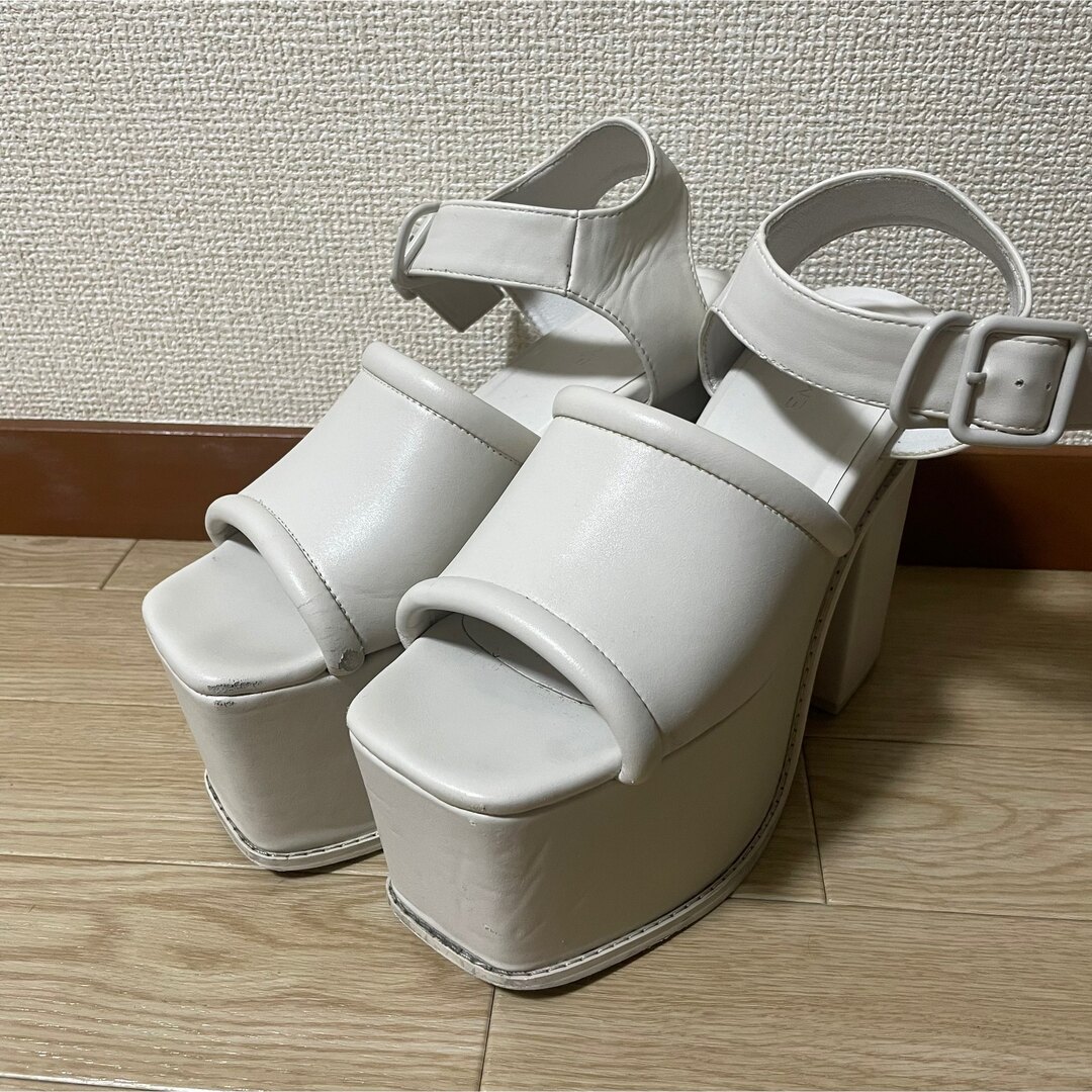EMODA 厚底 サンダル L インステップカバーサンダル - サンダル