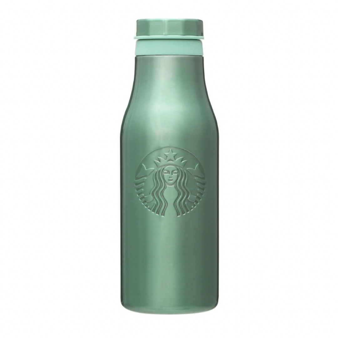 Starbucks Coffee(スターバックスコーヒー)のスターバックス　アニバーサリー2023ステンレスロゴボトルブルー473ml インテリア/住まい/日用品のキッチン/食器(容器)の商品写真