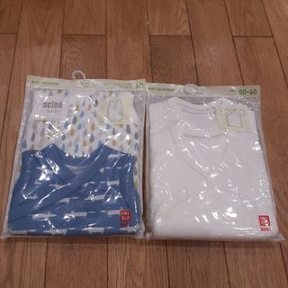 ユニクロ(UNIQLO)の【新品】ユニクロベイビー 2セット(肌着/下着)