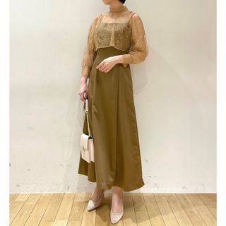 【極美品】ドレスワンピース　結婚式二次会　ラグナムーンアンデミュウ等も♡