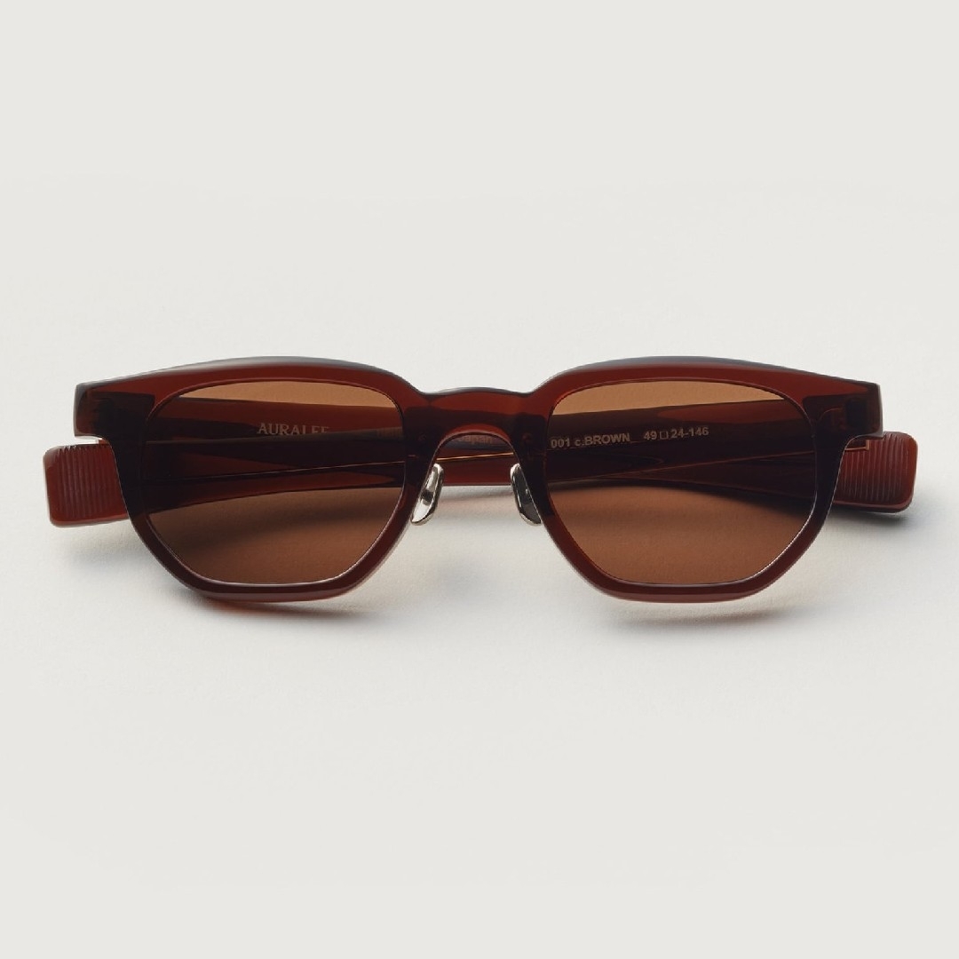 新品□23SS AURALEE × EYEVAN SUNGLASSES 001 ヘキサゴン型 サングラス