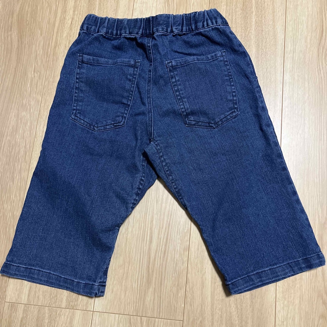 しまむら(シマムラ)のデニム　ハーフパンツ キッズ/ベビー/マタニティのキッズ服男の子用(90cm~)(パンツ/スパッツ)の商品写真