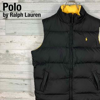 ポロラルフローレン(POLO RALPH LAUREN)のポロラルフローレン ポニー刺繍ロゴ リバーシブル ダウンベスト(ダウンベスト)