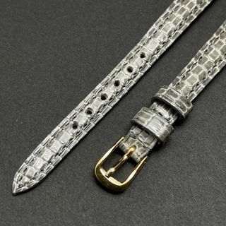 リザード 10/8mm グレー カミーユフォルネ 高級本革 時計ベルトの通販