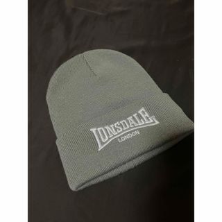 ロンズデール(LONSDALE)のイギリス 人気ブランド ロンズデール ニット帽 LONSDALE グレー(ニット帽/ビーニー)