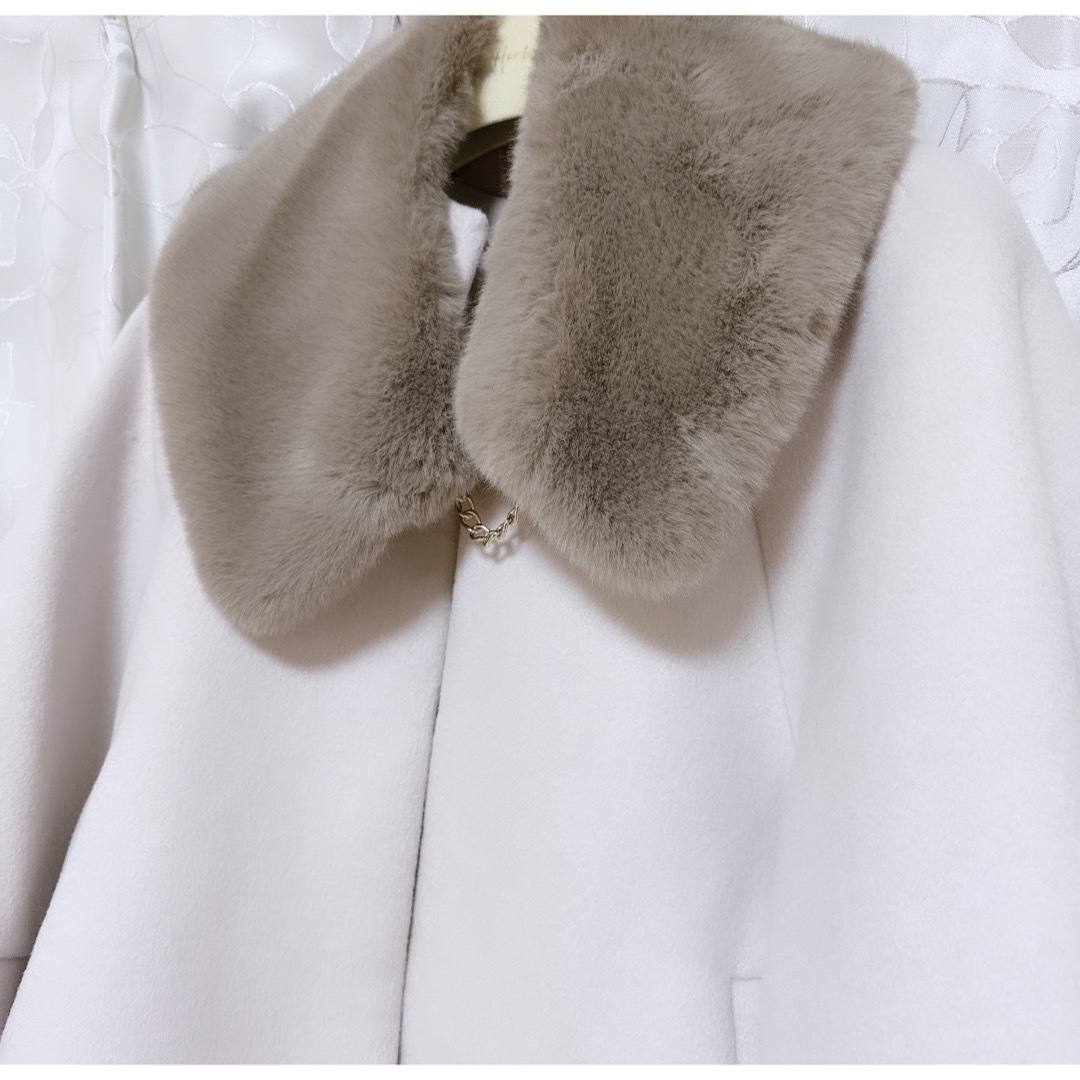 Her lip to - 【本日限定値下】Convertible Faux Fur Tippet Coatの