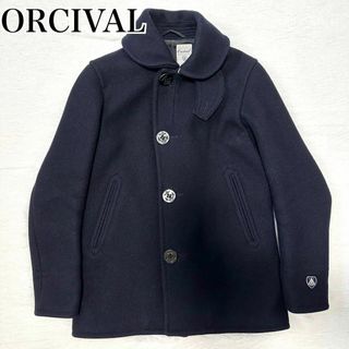 オーシバル(ORCIVAL)のORCIVAL オーシバル メルトン ウール  Pコート　ピーコート 紺(ピーコート)