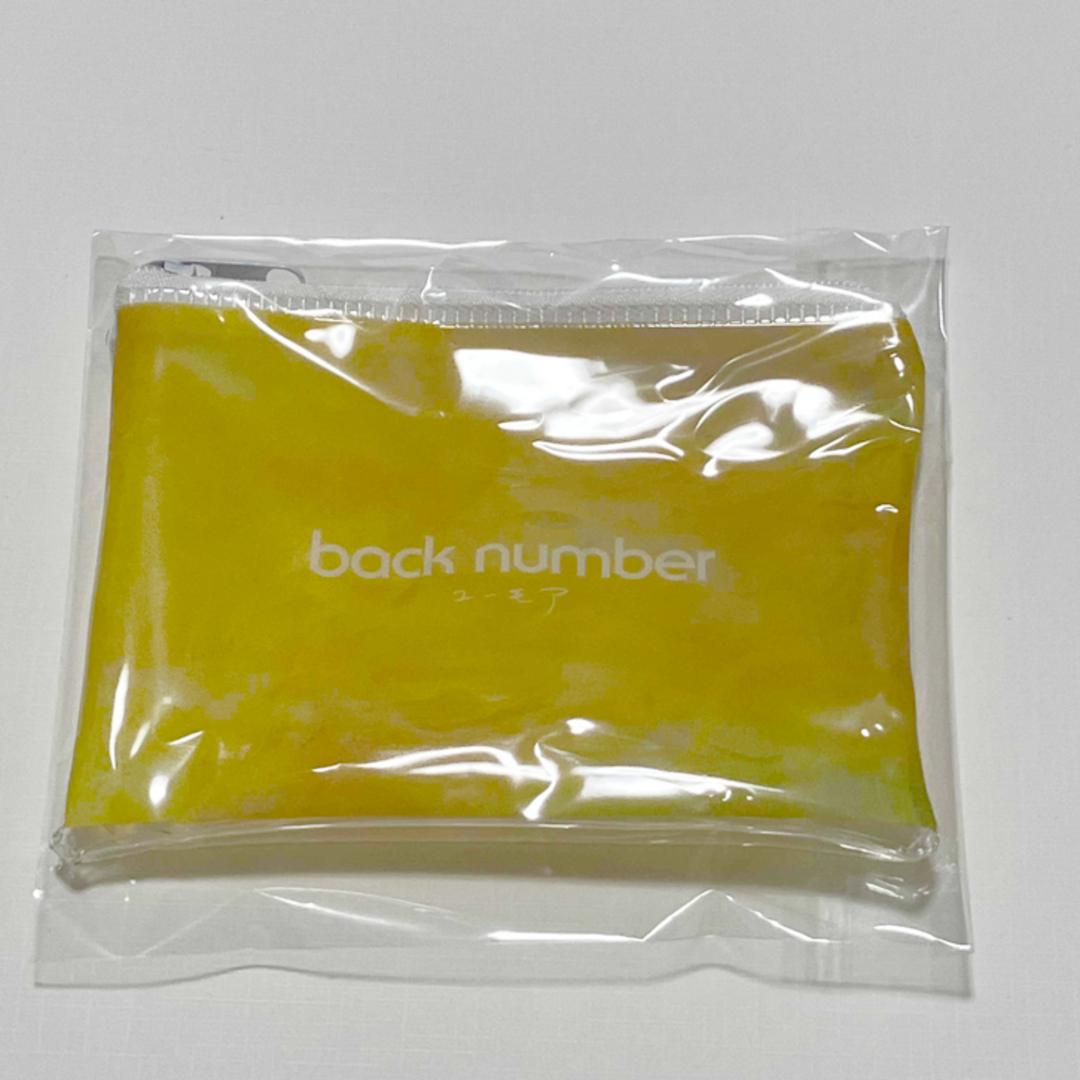 BACK NUMBER(バックナンバー)のback number ユーモア　ビニールポーチ エンタメ/ホビーのCD(ポップス/ロック(邦楽))の商品写真