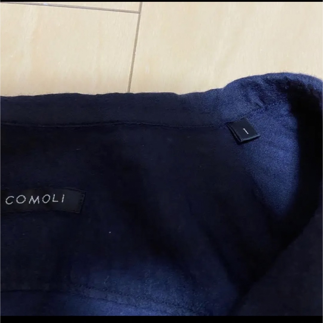 COMOLI ウールシルクスキッパーシャツ SIZE1