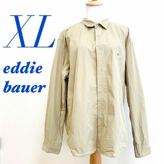 エディーバウアー(Eddie Bauer)のEddie bauer エディーバウアー　長袖シャツ　カジュアル　刺繍　XL(シャツ)