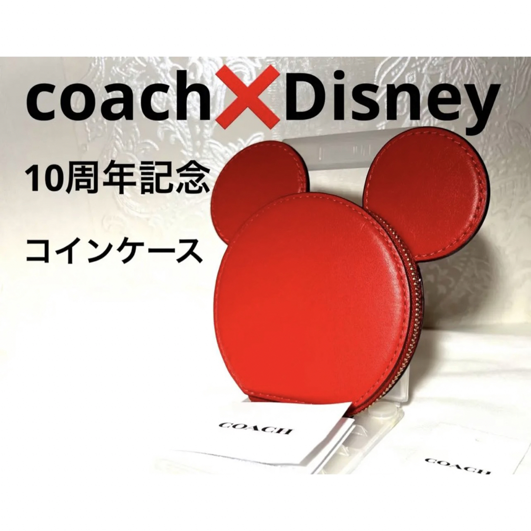 人気完売品　coach Disney コイン ケース ミッキー マウス