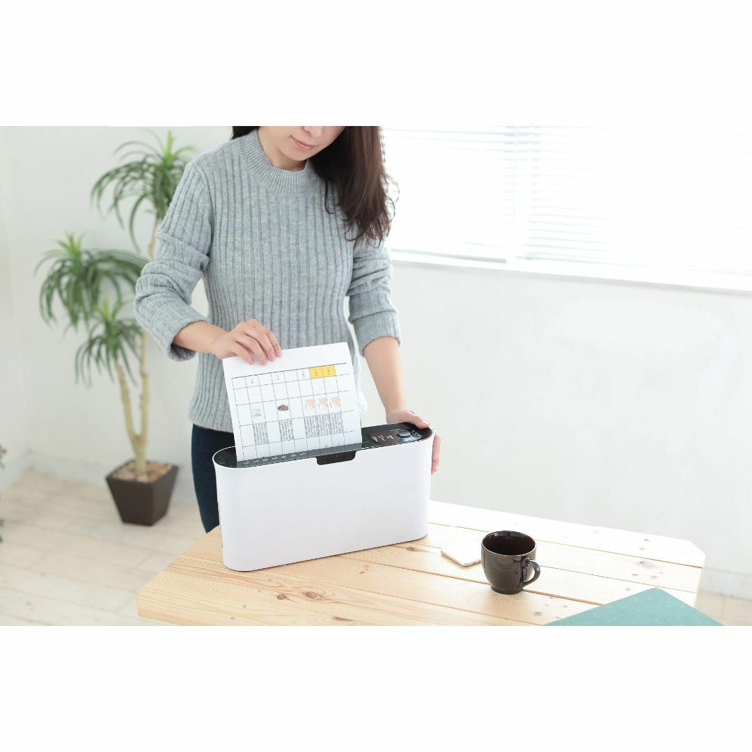 【特価商品】アスミックス(Asmix) アスカ クロスカットシュレッダー 卓上ス 5