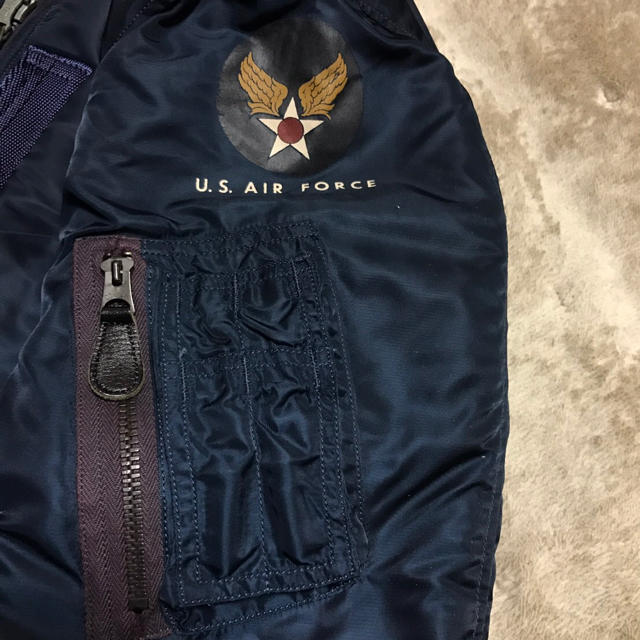 中古】 US 未使用 AIR FORCE フライトジャケット TYPE:B-15C フライト
