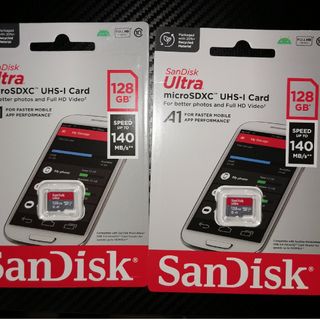 サンディスク(SanDisk)のSanDisk　 microSDXC　128gb 2枚セット(その他)