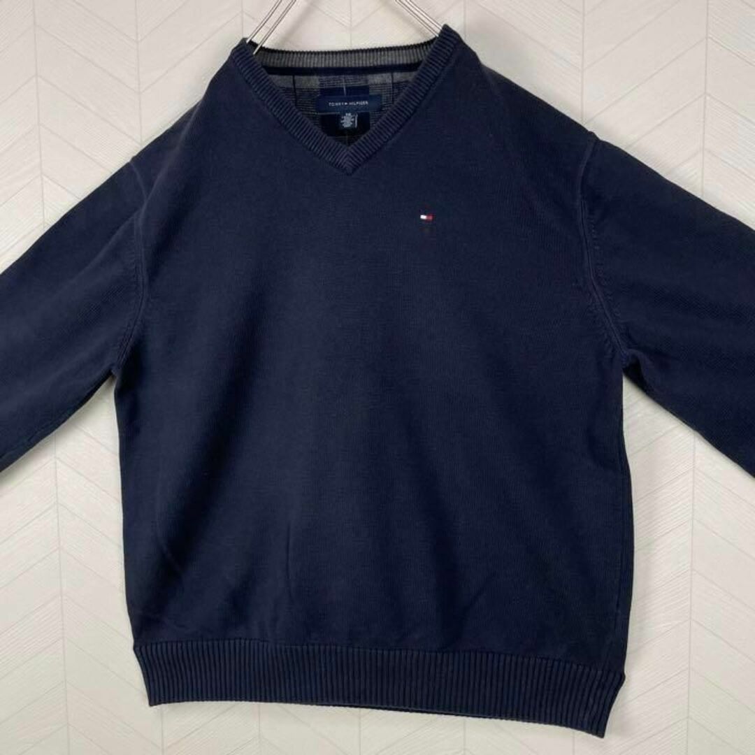 TOMMY HILFIGER   USA古着 トミー ヒルフィガー ニット セーター V