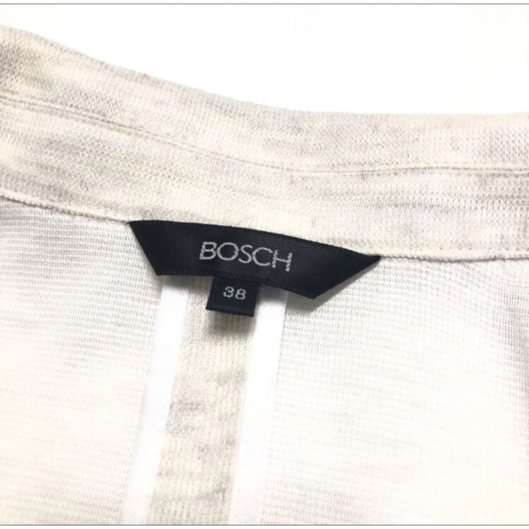 新品 BOSCH ボッシュ 薄手 テーラード ジャケット リネン レーヨン 38
