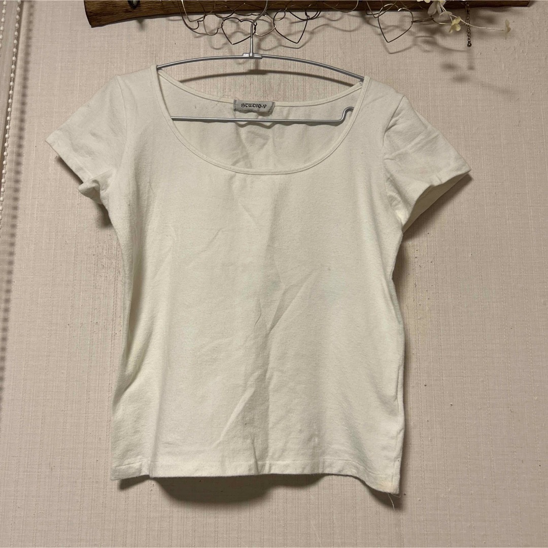 Ａ-159)Tシャツ(M)スタジオV レディースのトップス(Tシャツ(半袖/袖なし))の商品写真