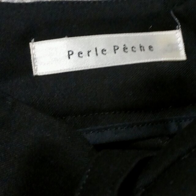 Perle Peche(ペルルペッシュ)の大幅値下☆Perle Peche黒パンツ レディースのパンツ(チノパン)の商品写真