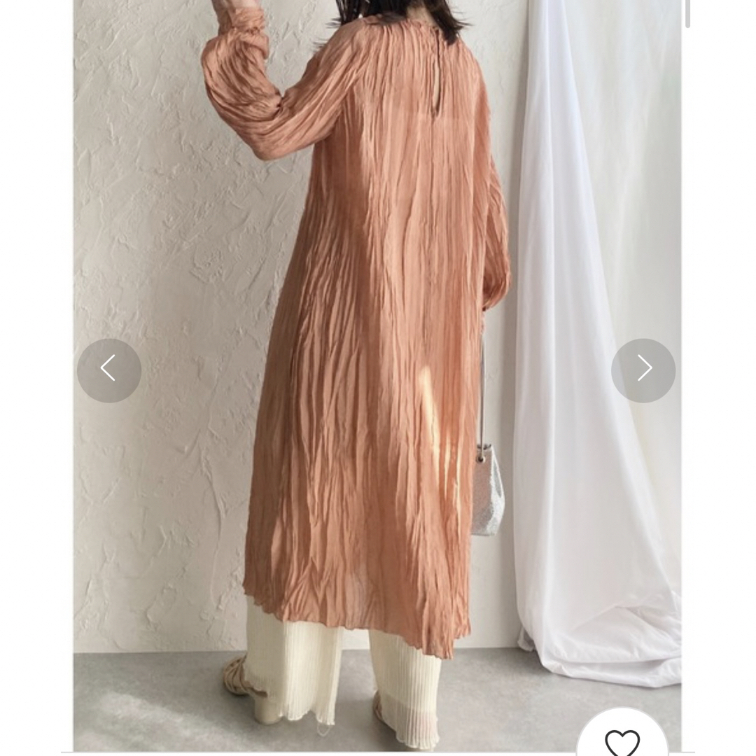 She'sCloset クリンクルプリーツ加工シフォンリラックスパンツ レディースのパンツ(カジュアルパンツ)の商品写真