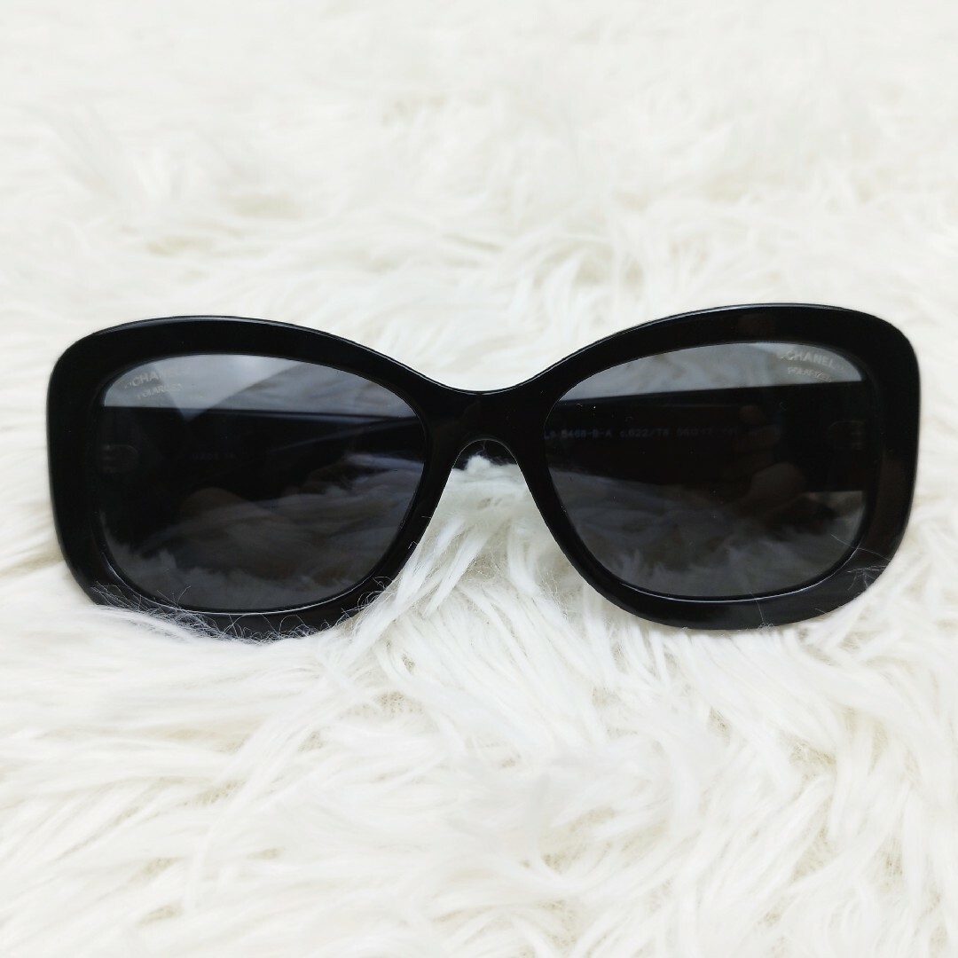 【超美品】CHANEL シャネル サングラス ダブルココマーク ストーン 箱付き