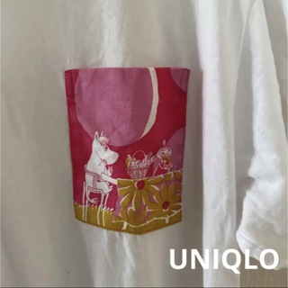 ユニクロ(UNIQLO)のUNIQLO×MOOMIN  ポケット付きTシャツ(Tシャツ(半袖/袖なし))