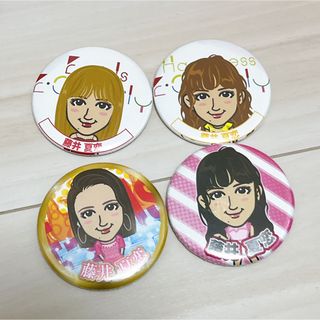 イーガールズ(E-girls)の藤井夏恋　E-girls　缶バッジ　バッチ　カレン　セット　KAREN(バッジ/ピンバッジ)