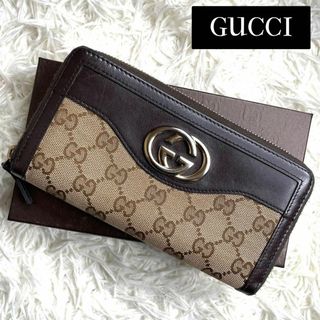 グッチ(Gucci)の⋟美品⋞ インターロッキング / グッチ スーキーラウンドジップウォレット(財布)