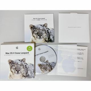 アップル(Apple)のMac OS Ⅹ 10.6.3 Snow Leopard インストールディスク(PC周辺機器)
