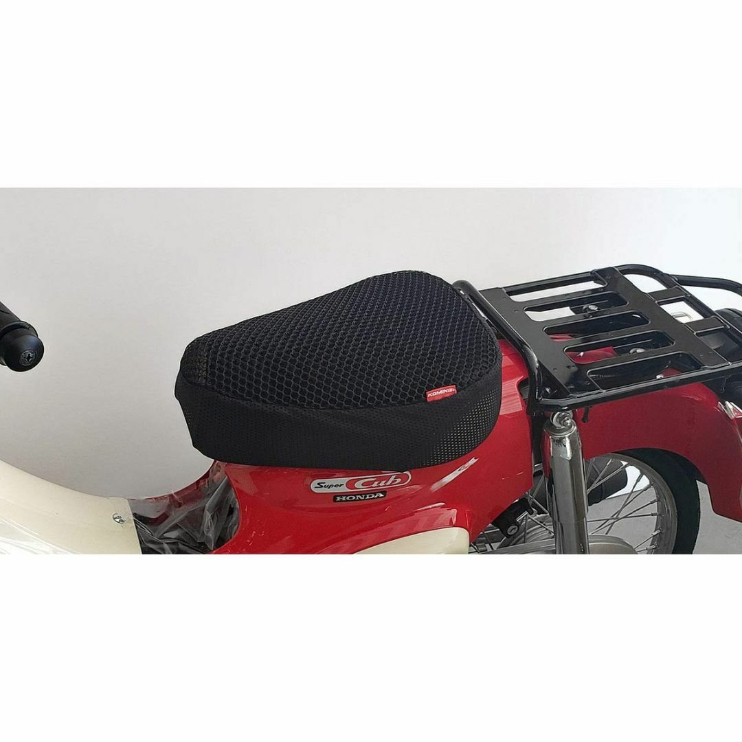 コミネ(KOMINE) バイク用 3Dメッシュフルシートカバー ブラック XL
