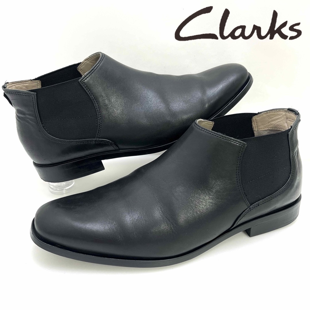 Clarks AMIESON TOP サイドゴア ドレスシューズ 25.5cm