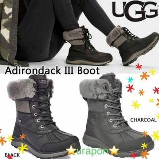 アグ(UGG)のakait様　ハイクラス✨超美品✨25⇒24相当✨UGG✨アディロンダックIII(ブーツ)