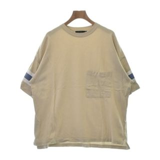 ニコアンド(niko and...)のniko and... ニコアンド Tシャツ・カットソー 3(M位) ベージュ 【古着】【中古】(Tシャツ/カットソー(半袖/袖なし))