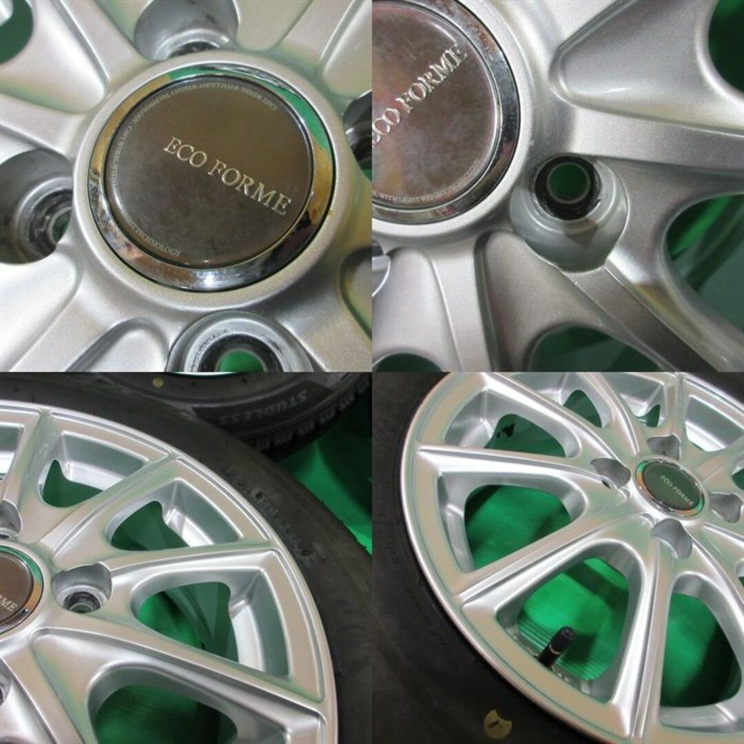 BRIDGESTONE - 良品 ヴィッツ 165/70R14 バリ山スタッドレス アクア