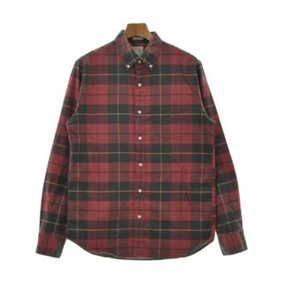 ジェイクルー(J.Crew)のJ.CREW ジェイクルー カジュアルシャツ M 赤x黒xオレンジ(チェック) 【古着】【中古】(シャツ)