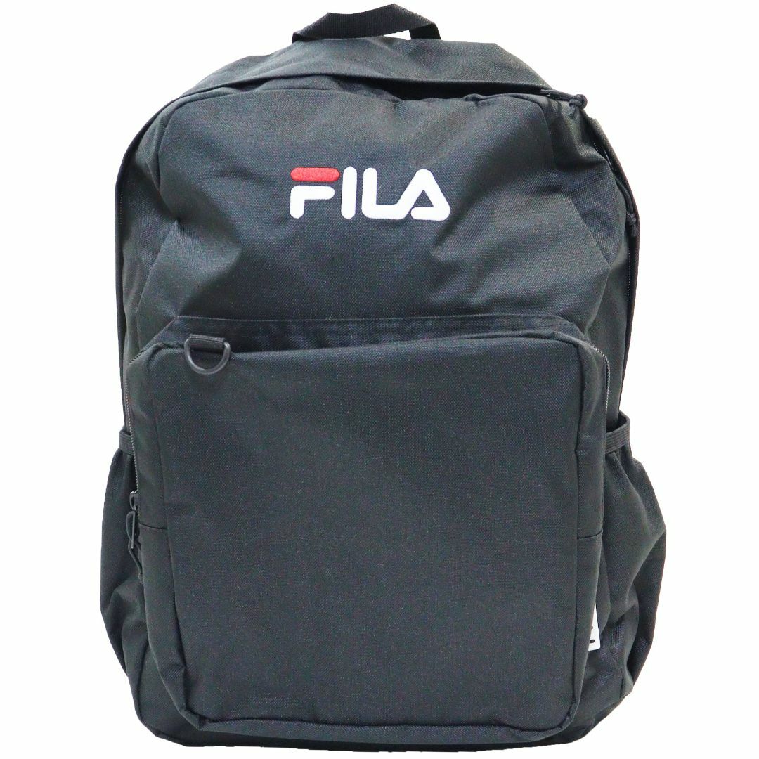 FILA フィラ リュック デイバック センターロゴ 容量23L★ブラック新品