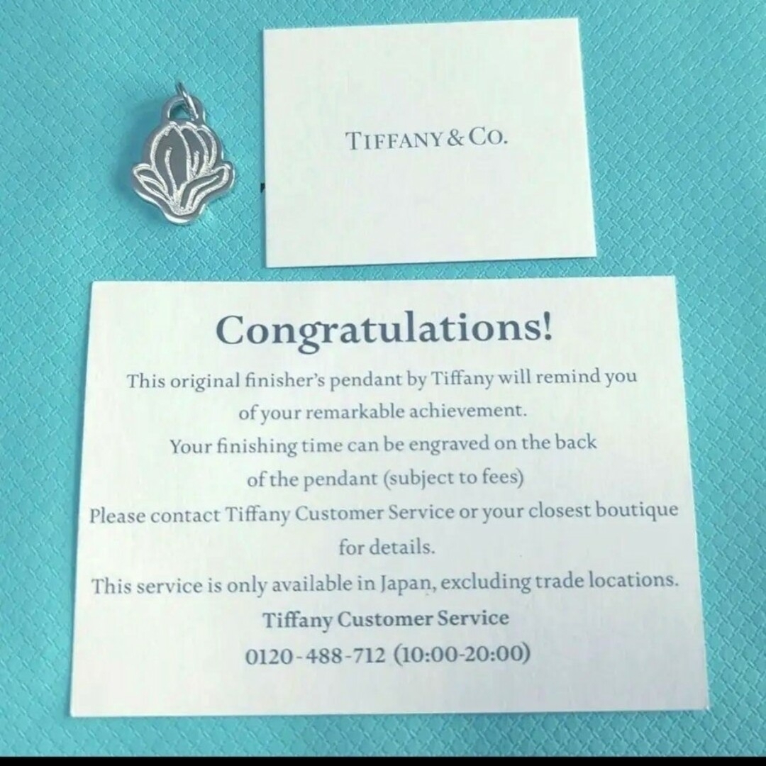 Tiffany & Co.(ティファニー)の美品✽未使用✽ティファニー✽マグノリアネックレストップと証明カード２枚付き レディースのアクセサリー(ネックレス)の商品写真